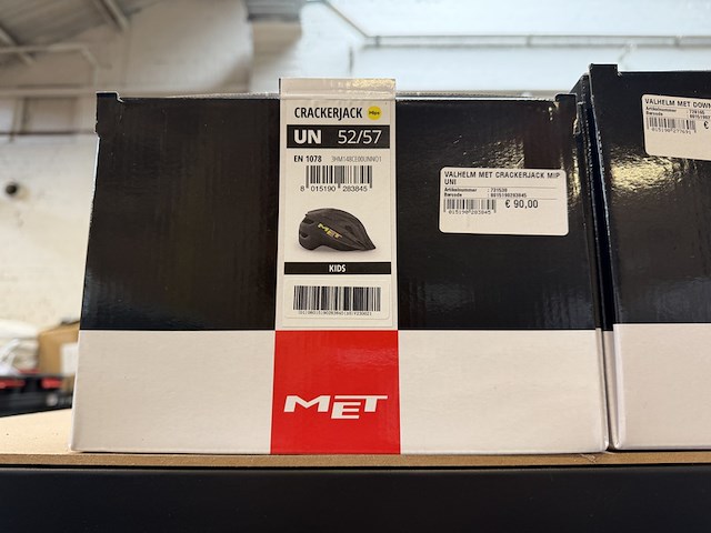 9x fietshelm met - afbeelding 7 van  10