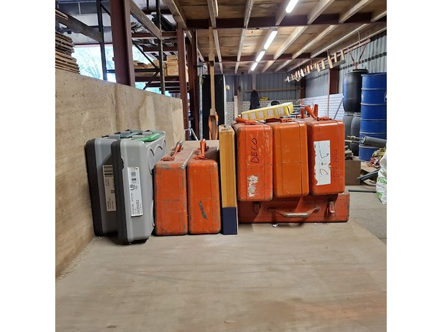 9x gereedschapskist/koffer - afbeelding 4 van  5