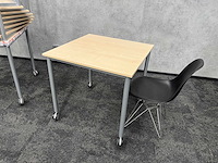 9x gispen - verrijdbare kantinetafel 80x80 - afbeelding 5 van  10
