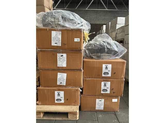 9x hanglamp crate & cargo, zwart - afbeelding 1 van  5