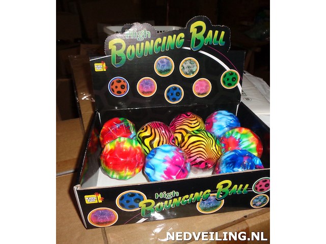 9x high bounce ball in display - afbeelding 3 van  3