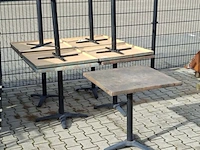 9x horecatafel met zwart onderstel - afbeelding 2 van  7