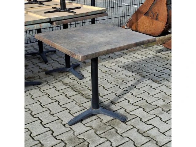 9x horecatafel met zwart onderstel - afbeelding 3 van  7