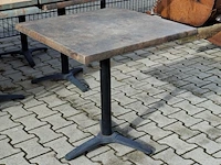 9x horecatafel met zwart onderstel - afbeelding 3 van  7