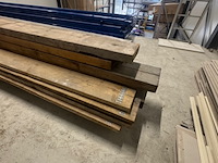 9x houten balk en 4x steigerplank - afbeelding 2 van  4