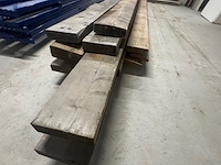 9x houten balk en 4x steigerplank - afbeelding 3 van  4