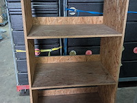 9x houten showroom meubel op wielen - afbeelding 2 van  8