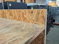 9x houten showroom meubel op wielen - afbeelding 5 van  8