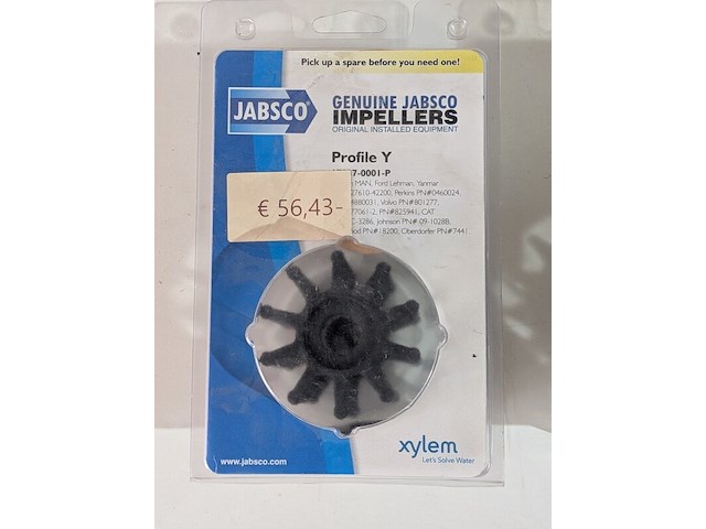 9x impeller jabsco - afbeelding 3 van  10