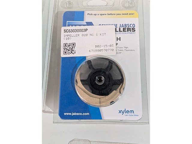 9x impeller jabsco - afbeelding 7 van  10