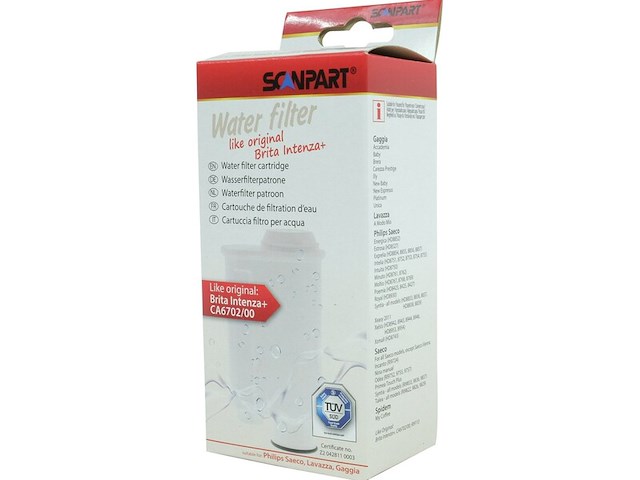 9x koffiemachine waterfilterpatroon vervanger voor brita intenza+ scanpart - afbeelding 1 van  3
