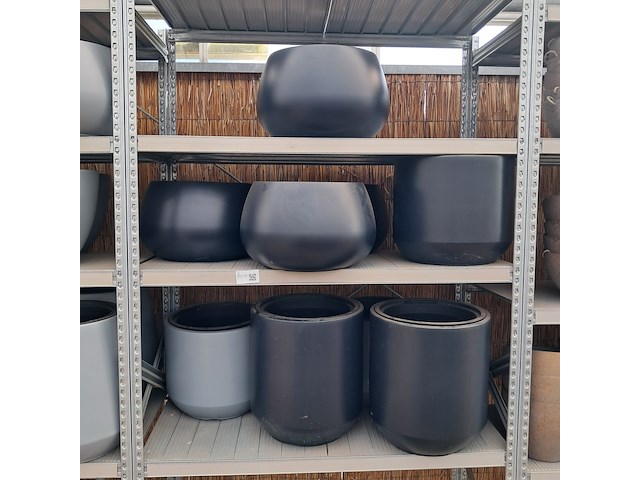 9x kunststof bloempot, prosper plast - afbeelding 1 van  9