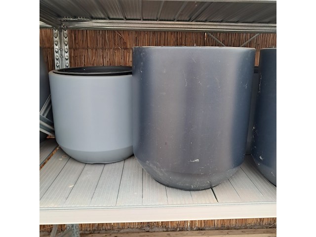 9x kunststof bloempot, prosper plast - afbeelding 6 van  9