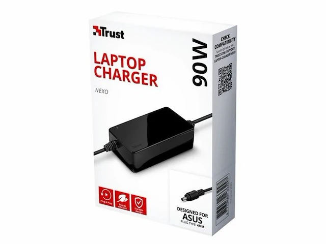 9x laptop adapter asus 4mm, trust, nexo 90w - afbeelding 1 van  3