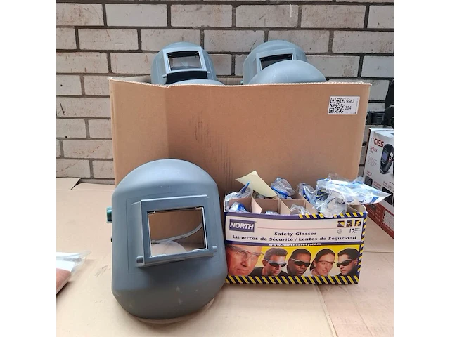 9x laskap met 10 veiligheidsbril honeywell, 810450 - afbeelding 1 van  4