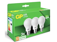 9x led lamp gp, classic, e27 5.4w set van 3 - afbeelding 1 van  2