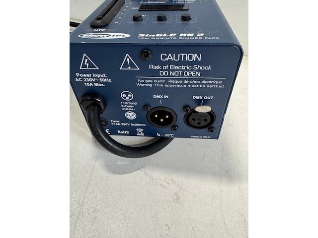 9x led par spot, dimmer pack en led rail seurolite en showtec - afbeelding 8 van  17