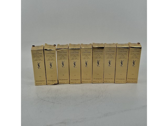 9x lippenstift, yves saint laurent - afbeelding 1 van  19