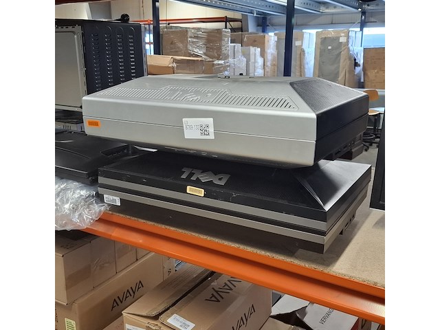 9x monitor, dell en aoc, zwart - afbeelding 3 van  12