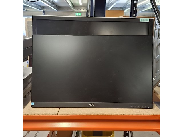 9x monitor, dell en aoc, zwart - afbeelding 5 van  12