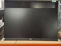 9x monitor, dell en aoc, zwart - afbeelding 5 van  12