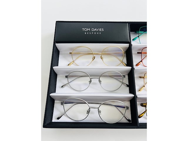 9x optische monturen, tom davies, in luxe opbergdoos/displaytray - afbeelding 9 van  16