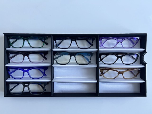 9x optische monturen, tom davies, in luxe opbergdoos/displaytray - afbeelding 1 van  17