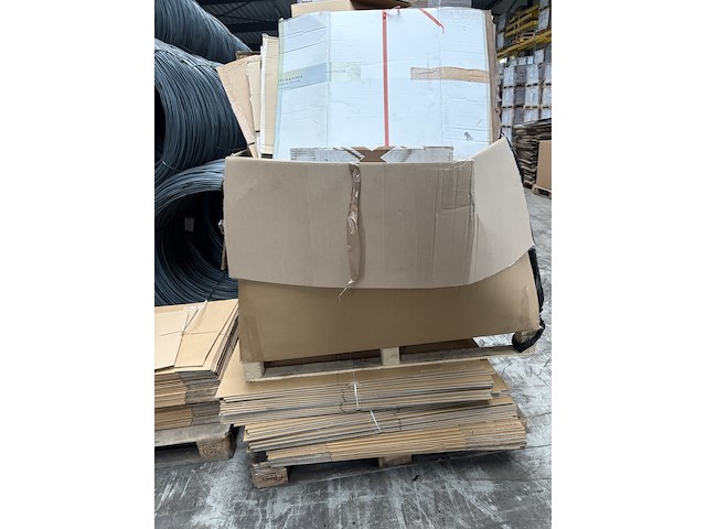 9x pallet met verzenddozen, diverse afmetingen - afbeelding 2 van  10