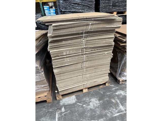 9x pallet met verzenddozen, diverse afmetingen - afbeelding 3 van  10