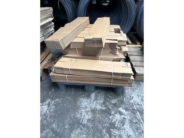 9x pallet met verzenddozen, diverse afmetingen - afbeelding 4 van  10