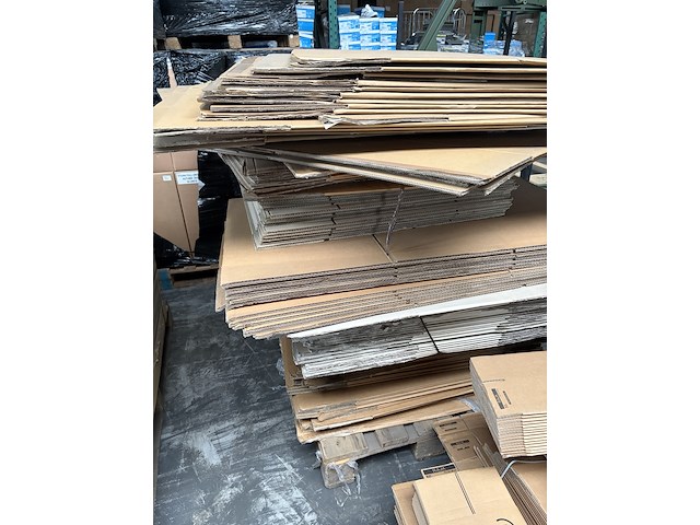 9x pallet met verzenddozen, diverse afmetingen - afbeelding 5 van  10
