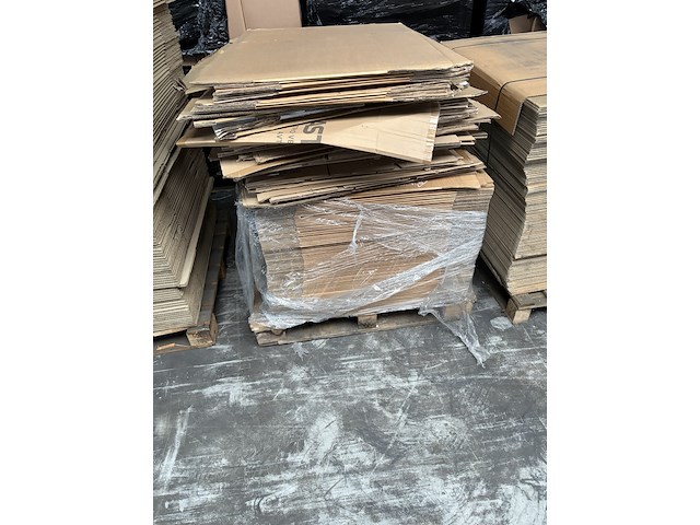 9x pallet met verzenddozen, diverse afmetingen - afbeelding 7 van  10