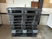 9x pallet, zwart - afbeelding 1 van  2