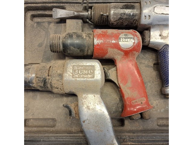 9x pneumatisch gereedschap, o.a. airmaster, ferm - afbeelding 12 van  16