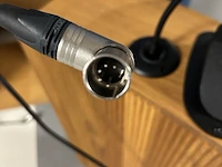 9x professionele spreekgestoelten met geïntegreerde zwanenhalsmicrofoons - afbeelding 3 van  4
