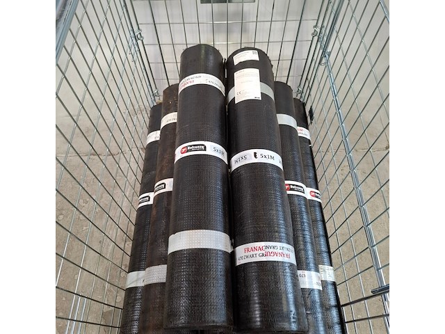 9x rol dakbedekking, defrancq, franagum 470-24, zwart - afbeelding 9 van  9