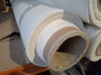 9x rol zware canvas bekledingsstof, ecru/ongebleekt - afbeelding 3 van  8