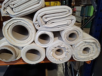 9x rol zware canvas bekledingsstof, ecru/ongebleekt - afbeelding 6 van  8