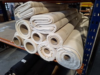 9x rol zware canvas bekledingsstof, ecru/ongebleekt - afbeelding 7 van  8