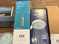 9x sanitair/badkamer accessoires en toebehoren w.o. grohe, geesa, hansgrohe, hotbath, orion - afbeelding 4 van  9