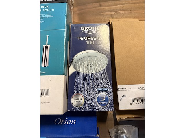 9x sanitair/badkamer accessoires en toebehoren w.o. grohe, geesa, hansgrohe, hotbath, orion - afbeelding 5 van  9