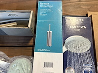 9x sanitair/badkamer accessoires en toebehoren w.o. grohe, geesa, hansgrohe, hotbath, orion - afbeelding 6 van  9