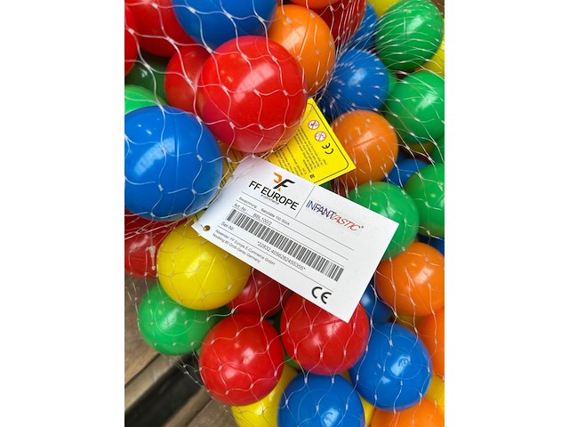 9x set van 100 stuks ballenbak ballen - afbeelding 4 van  5