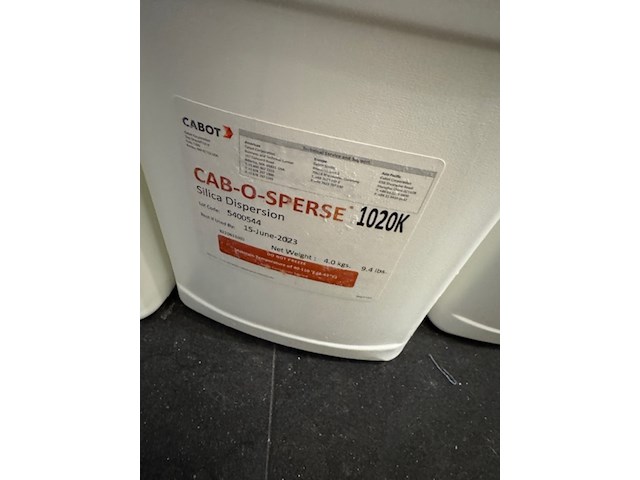 9x silica dispersion cabot, cab-o-sperse - afbeelding 4 van  10