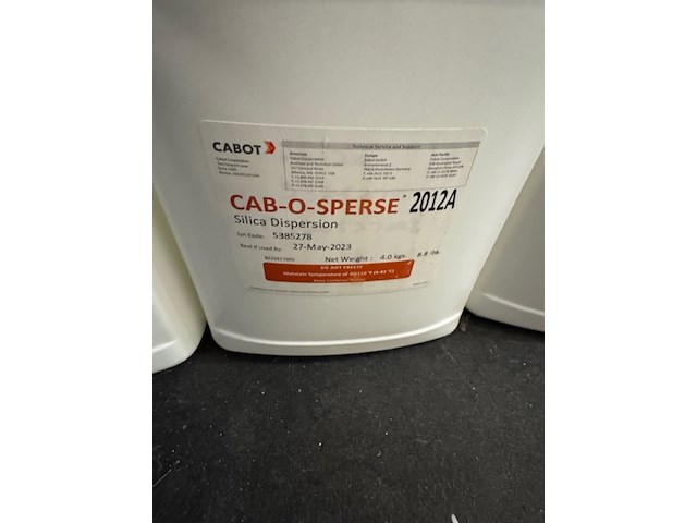 9x silica dispersion cabot, cab-o-sperse - afbeelding 5 van  10