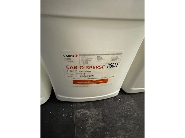 9x silica dispersion cabot, cab-o-sperse - afbeelding 7 van  10