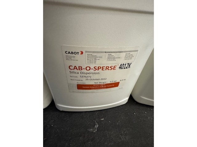 9x silica dispersion cabot, cab-o-sperse - afbeelding 8 van  10