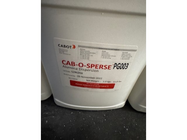 9x silica dispersion cabot, cab-o-sperse - afbeelding 9 van  10
