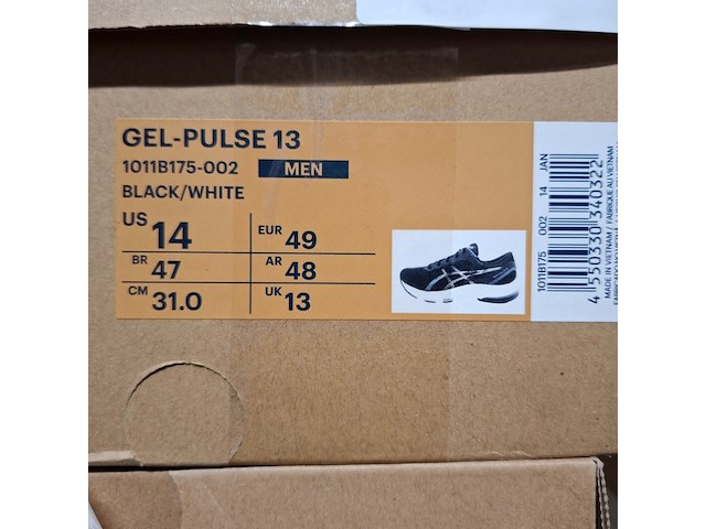 9x sportschoenen, asics, o.a. gel-pulse 8 - afbeelding 9 van  10