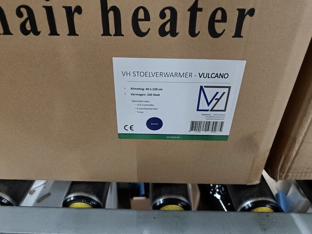 9x stoelverwarmer vulcano, vh, vulcano - 100 watt, blauw, 2025 - afbeelding 5 van  8